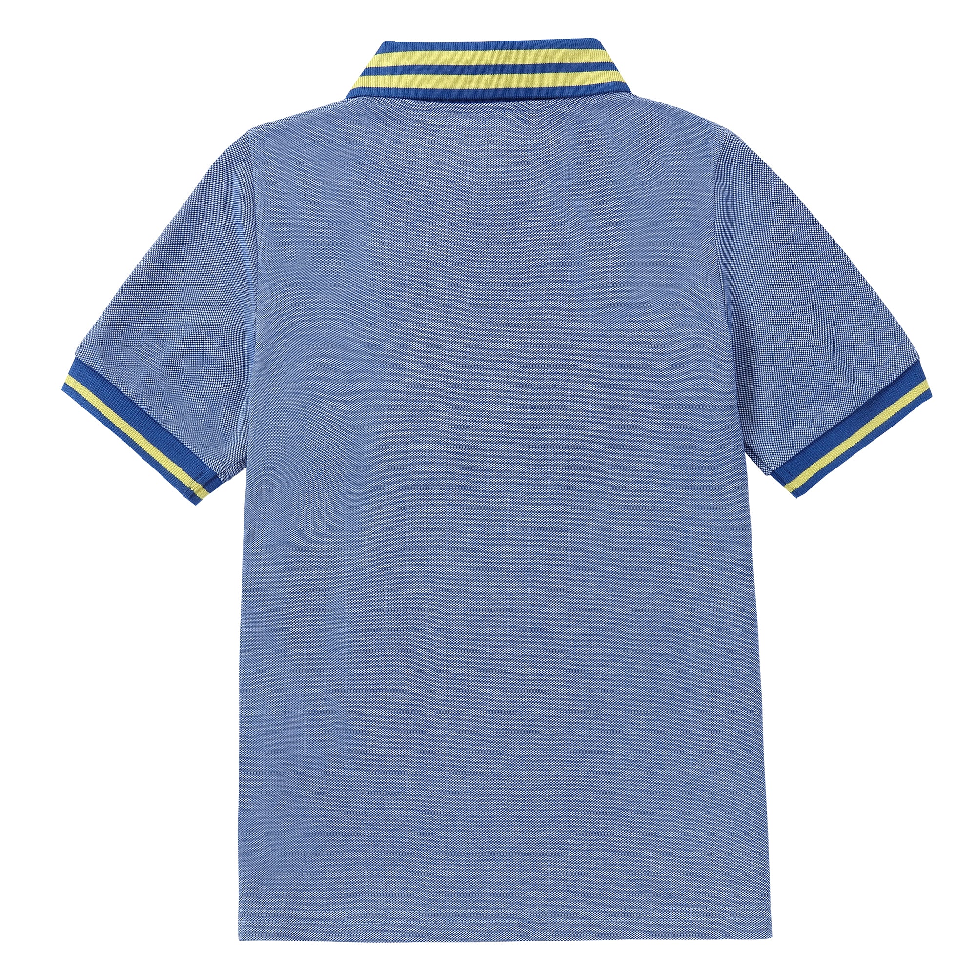 Blue / Yellow Trim Polo - Image 4