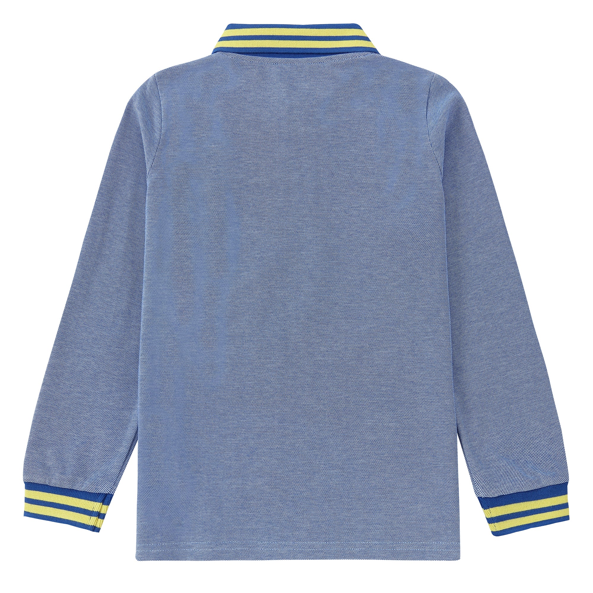 Blue / Yellow Trim Polo - Image 5