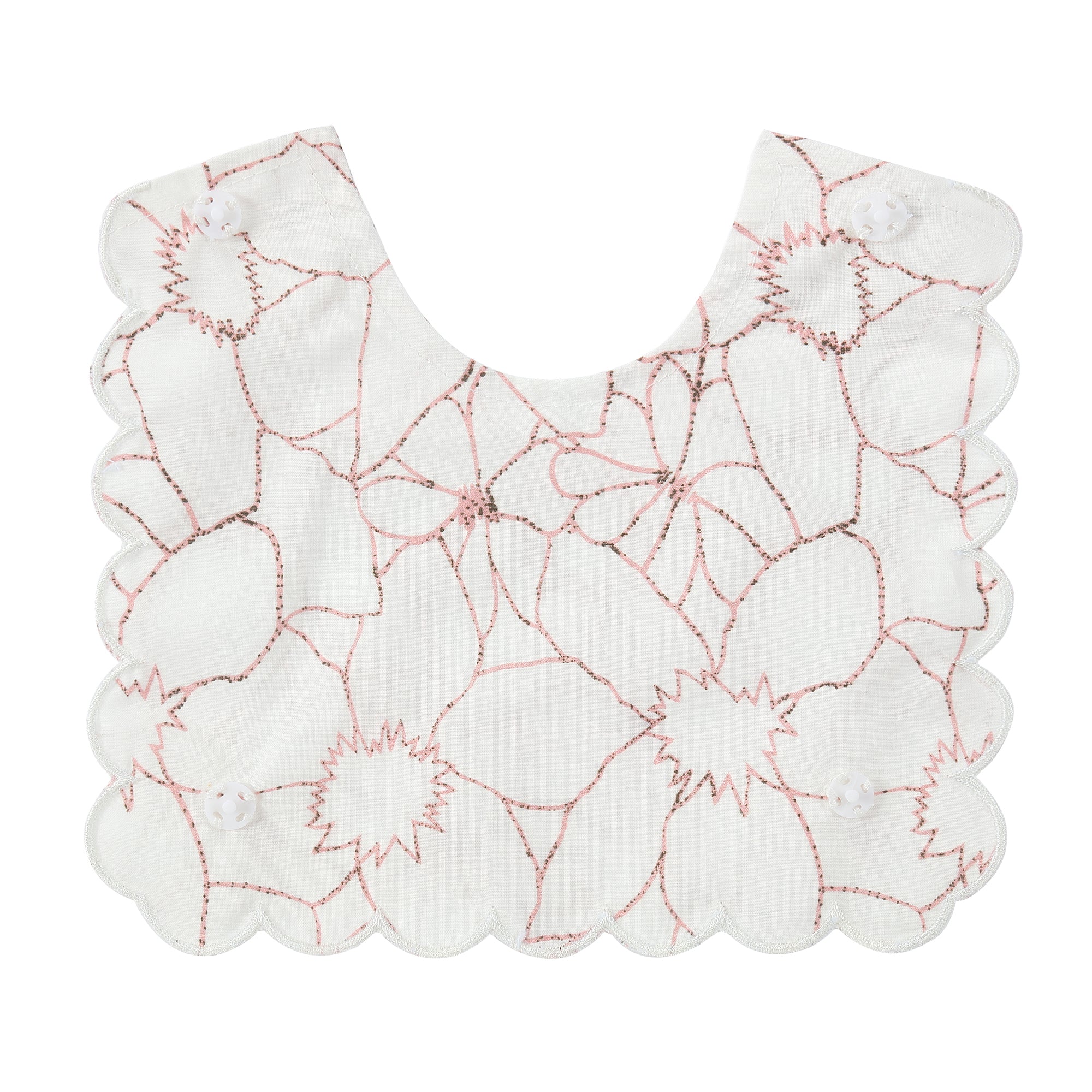 Cherry & Flower Bib Footie - Image 6