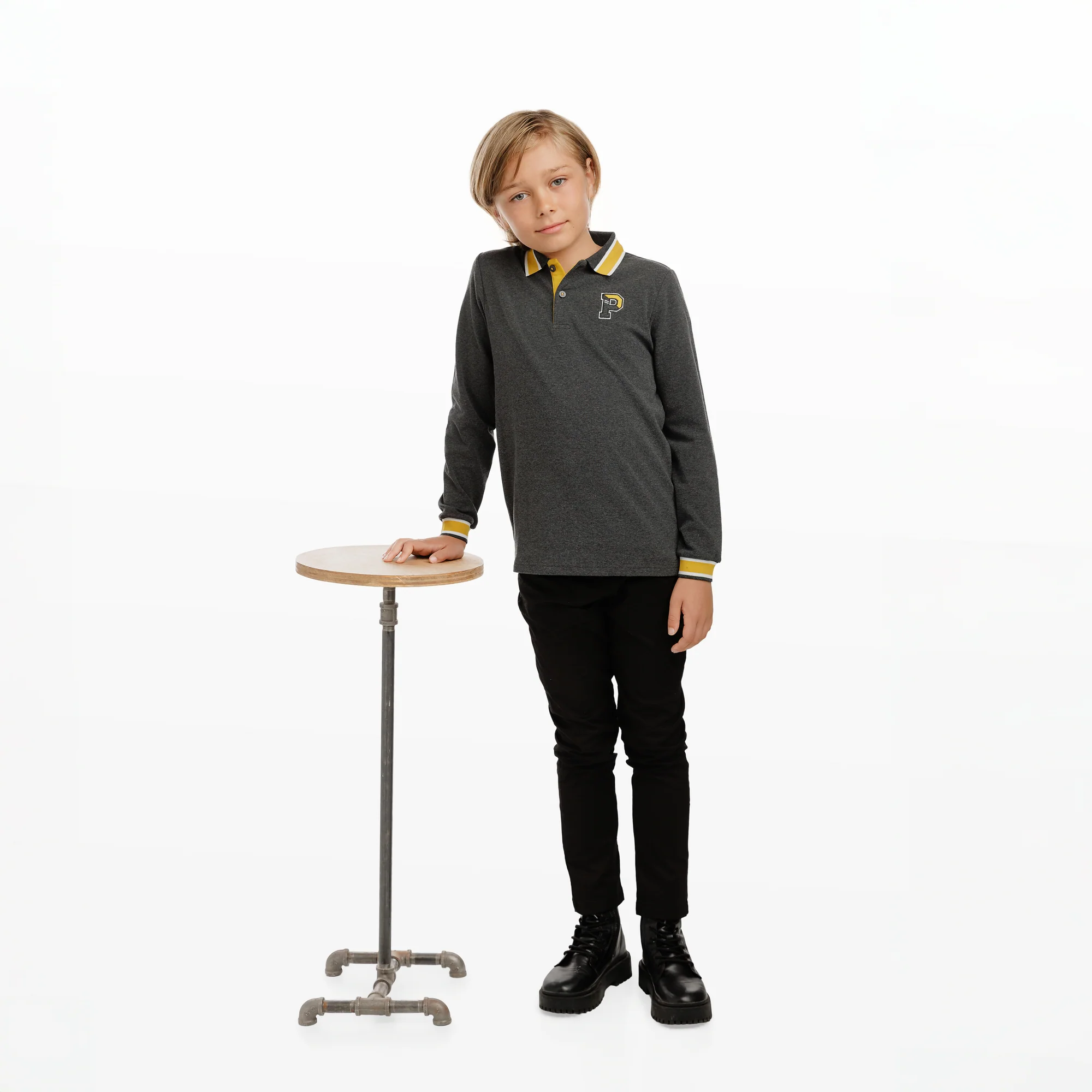 Black Chino Patch Pocket Pants - Image 3