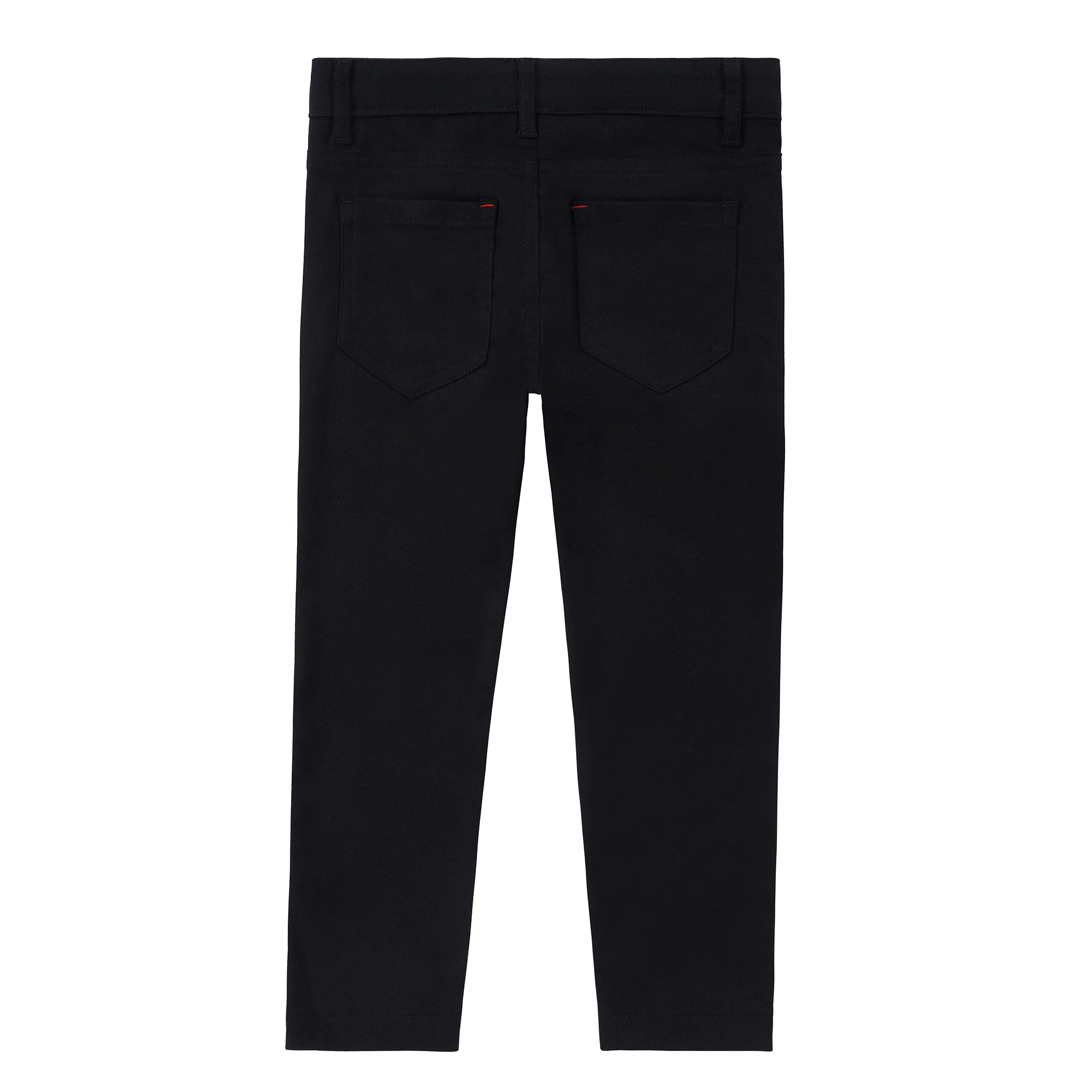 Black Chino Patch Pocket Pants - Image 5
