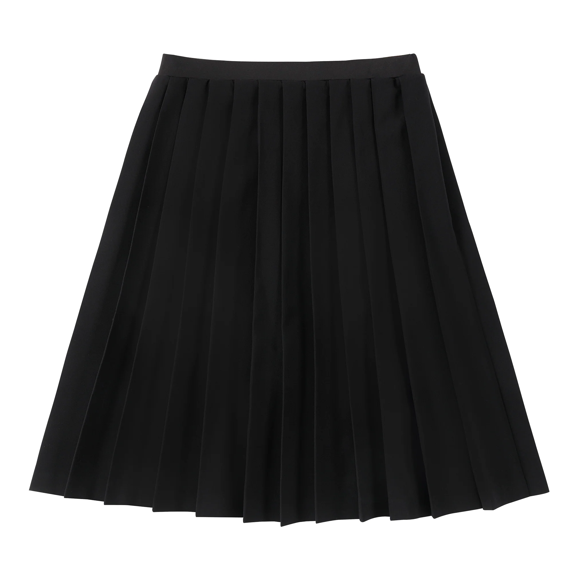 Teens Stretch Black Pleated Skirt - Image 3