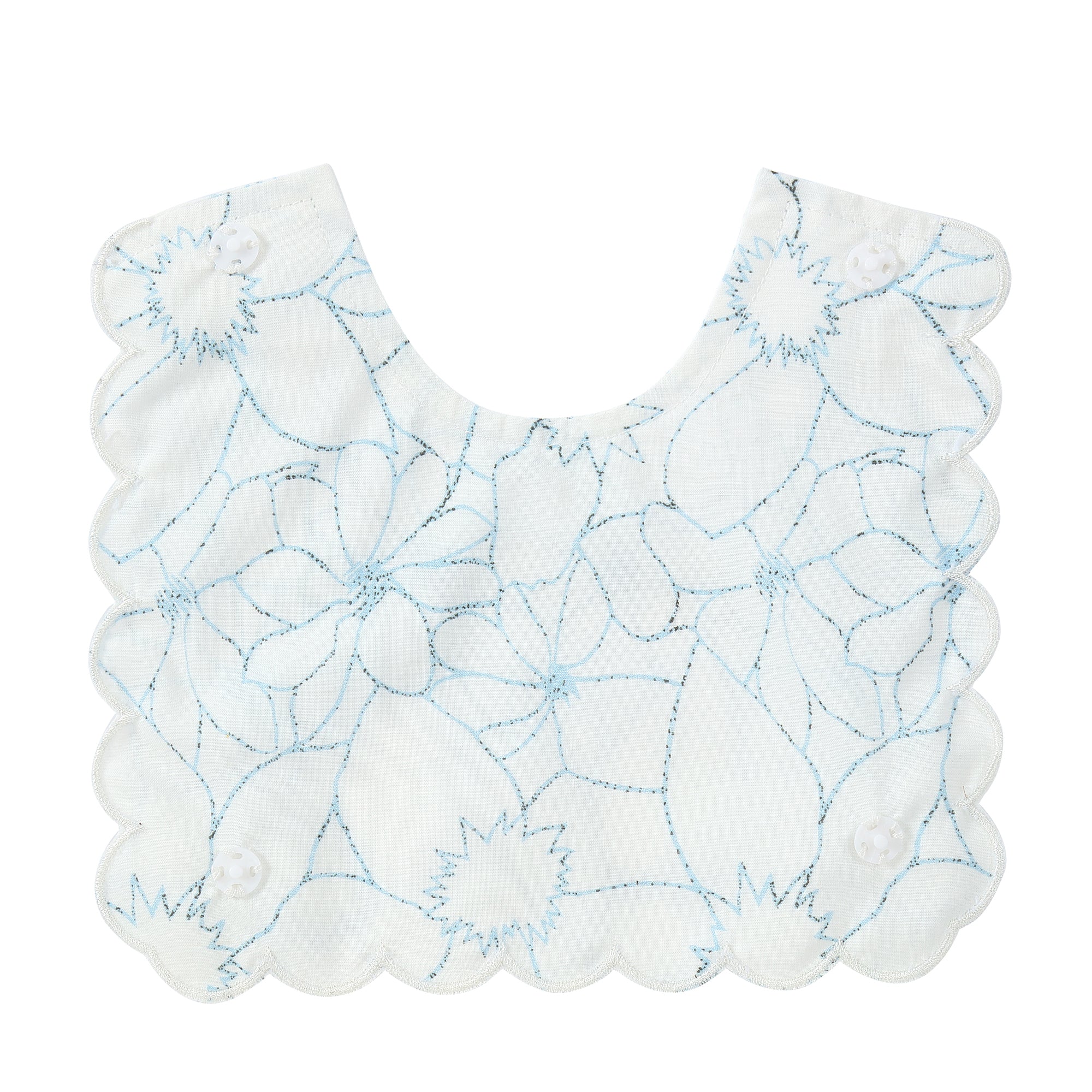 Star & Flower Bib Footie - Image 4