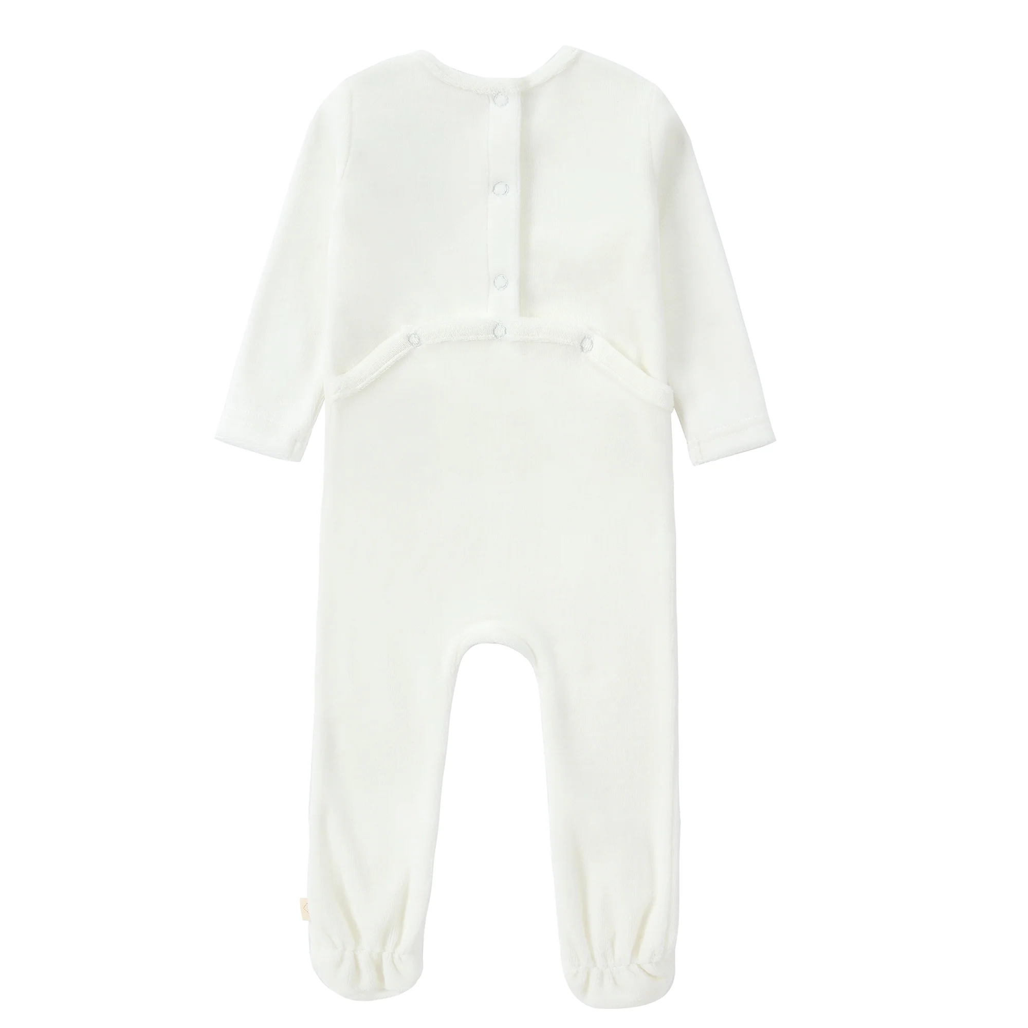 Star & Flower Bib Footie - Image 7